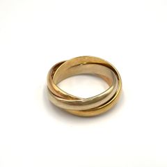 HERMES トリニティ YG リング 18k イエローゴールド 16号56号 - メルカリ