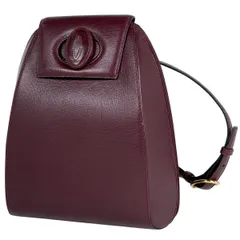 カルティエ CARTIER マストライン リュックサック リュック レザー ボルドー レディース 【中古】のサムネイル