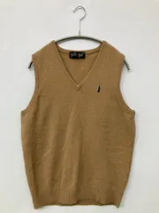 EAST BOY イーストボーイ ベスト 9 ベージュ 無地 ワンポイント ブランドロゴ 刺繍