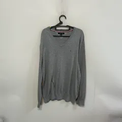 トミーヒルフィガー メンズ ニット XL グレー