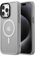 [미군 규격 · MagSafe 대응] Gtsoho iPhone 15 Pro 케이스 용 케이스 투명 마그넷 탑재 무선 충전 내충격 내구성 전면 보호