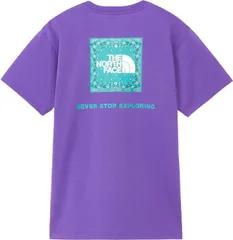 ザ・ノース・フェイス THE NORTH FACE アウトドア ショートスリーブバンダナスクエアロゴティー S/S BD SQUARE LOGO T レディース 半袖シャツ トップス 静電防止 吸汗速乾 オーガニックコットン  NTW TP TNFパープル