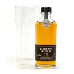 【東京都内限定お届け】 サントリー SUNTORY 山崎蒸溜所 樽出原酒 15年貯蔵 ピュアモルト 190ml 国産ウイスキー 【古酒】のサムネイル