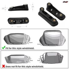 T-SPORT フェアリング用 12インチレンズ スモークシールド ブッシュ