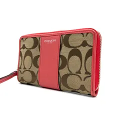 COACH y2k signature miniwallet pink card case コーチ 財布 小銭入れ カードケース