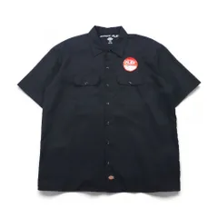 Dickies FLEX 半袖 ワークシャツ XL ブラック ポリエステル コットン WS675 未使用品