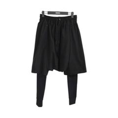 FUMITO GANRYU 25aw LAYERED SAROUELS PANTS BLACK サイズ2 FU14-PA-07