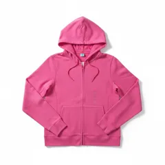 【タグ付き】ユニクロ UNIQLO パーカー フルジップアップ ドライスウェット ピンク Lサイズ 2025123100077