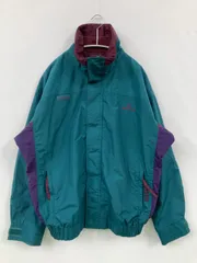 Columbia コロンビア ナイロンジャケット S グリーン 無地 ブランドロゴ フードなし