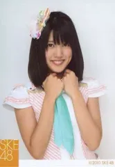 【中古】生写真(AKB48・SKE48) 平田璃香子/上半身・衣装白・赤・両手グー/公式生写真
