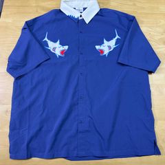 美品》USJ限定 ジョーズ長袖シャツ メンズM - メルカリ