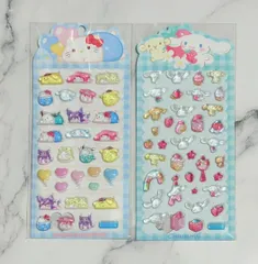 新品　2枚セット シナモンロール サンリオキャラクターズ ウォーターインぷっくりシール