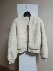 UNIQLO アイボリー ボア ブルゾン ジャケット 未使用