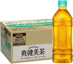 お茶 ペットボトル 爽健美茶 ラベルレス 500ml ×24本 1ケース コカ・コーラ コカコーラのサムネイル