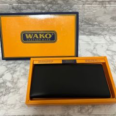 未使用】銀座 和光 WAKO ステッチ オーバーナイター S レザー 小物入れ