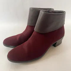 【即購入の場合はお値段交渉OK】TOP DRY ゴアテックス サイドジップ ブーティ 25cm 3E ワインレッド 日本製 美品のサムネイル