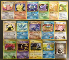 旧裏レアカードセット(ダメージ特価品) ポケモンカード旧裏まとめセット