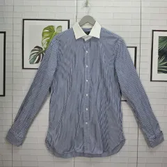 POLO RALPH LAUREN クラシックフィット ストライプ 長袖 シャツ M(170/92A)サイズ