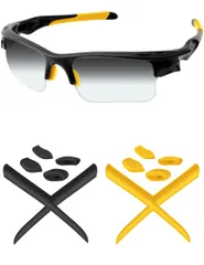 イヤーソック&ノーズパッド 対応Oakley Fast Jacket XL OO9156 イェロー & ブラックのサムネイル
