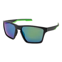 [キャプテンスタッグ] サングラス ケース付き メンズ UV400 紫外線カット 偏光 軽量 ポリカーボネート おしゃれ 運転用 車 スポーツ ゴルフ 野球 ランニング アウトドア 登山 スモークグリーン ミラー CSP-011-2-EH72のサムネイル