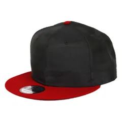 [ニューエラ] キャップ 無地 カモ 迷彩 メンズ 9FIFTY 帽子 スナップバック ベースボールキャップ ブラック 黒 レッド 赤 NE407 … [並行輸入品]