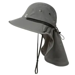 [TOP-EX] サファリハット メンズ アドベンチャーハット 折りたたみ ブーニーハット おしゃれ フィッシングハット 紫外線対策 ミリタリーハット 日よけ帽子 ハット 帽子 取り外す あご紐 春夏秋 つば広 uv アウトドア 自転車 登山 釣り ゴルフ ハ