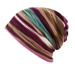 [ルビタス] カラフル ニット ぼう 帽 ワッチ キャップ ボウシ ビーニー 帽子 おしゃれ お洒落 レデイース (紫ブルー)