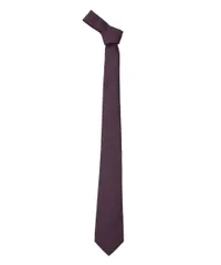 [ナノ・ユニバース] 京都西陣 ウォッシャブル ヘリンボーン ソリッド ネクタイ メンズ F 103 ボルドー 668-5242203