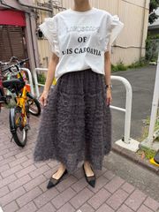 CHANEL ツイード タイトスカート フリル裾 - メルカリ