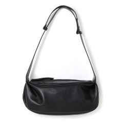 KEESE 黒 レザーショルダーバッグ ジップ Sサイズ ブラック