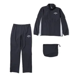 [キャロウェイ] 定番 ゴルフセットアップ レインウェア (耐水圧：15,000mm) / メンズ / C25989100 1010_ブラック LL