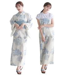 sousou 麻 ゆかたみたて菊&高島縮ジバンセット - メルカリ
