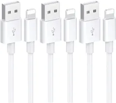 【2026新版 MFI認証】iPhone 充電ケーブル 純正 1M 3本セット 急速充電 高速データ転送 断線防止 アイホン 充電ケーブル 高耐久 for iPhone 14/ 13/ 12/ 11/ XS/XR/ 8/ 7/ 6s/ 6/ iPad Mini