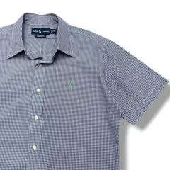 90s Polo POLO RALPH LAUREN(ポロラルフローレン) ヴィンテージ CHECK 半袖 シャツ