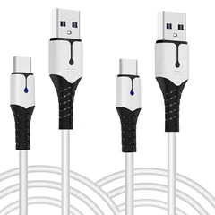 Moowarm PS5 コントローラー用 充電ケーブル [2025年アップグレード版] PS5用充電コード Type C ケーブル 2M 急速充電コード Switch/Xbox Series/Xperia/aquos/GalaxyなどのUSB TypeＣ機器対