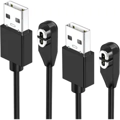 YUWENW Shokz用充電ケーブル 磁気充電器 Aftershokz用 USB充電コード 急速充電 ヤホンに対応 Shokz骨伝導イ 互換 ショックス 1m Aftershokz Shokz OpenComm OpenRun ASC100 - USB Ae