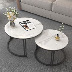 【non様】ネストテーブル 大理石　ウッド　セラミック 幅60cm＋45cm non様】ネストテーブル 大理石 ウッド セラミック 幅60cm＋45cm - メルカリ