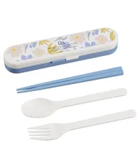 Wpc. Patterns カトラリーセット ポルクオフ 箸 フォーク スプーン 3点セット レディース お弁当 ランチ おしゃれ 可愛い 新生活 女性 社会人 学生 通勤 通学 W063-482-204のサムネイル