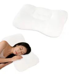 CozySleep 枕 低反発 まくら 低め 3cm 低い枕 子ども枕 【高さ調整可能 ＆ 立体分区構造】 わた枕 柔らかい 首が痛くならない 安眠枕 快眠枕 学生枕 来客用 寝返り 横向き寝 仰向け寝 うつ伏せ寝 体圧分散 小さい 首や肩の負担を減らす 洗え