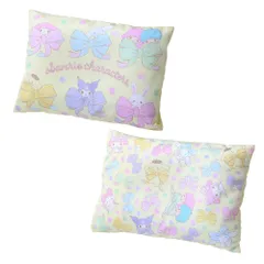 nishikawa 【 西川 】 サンリオキャラクターズ 子ども用 枕 37X27cm 洗える こども用 取り外せるカバー付き お子さまの頭にフィット 子供用 イエロー LH63122072