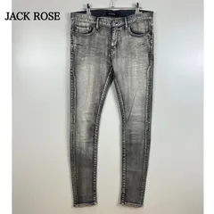 JACK ROSE y2k style black skinny denim pants w33 260603J ジャックローズ ブラックデニム スキニーパンツ ストレッチ お兄系のサムネイル