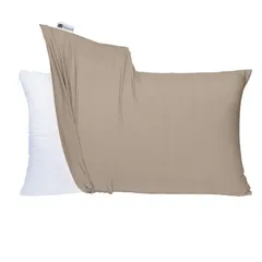 枕カバー のびのび枕カバー まくらカバー 綿 Ｔシャツ素材 43×63 50×70 よく伸びる ピローケース pillow case 枕カバー 40 60 枕 カバー 封筒式 無地 柔らかい さらさら 肌触り 吸汗 速乾 伸縮 ストレッチ オールシーズン (m