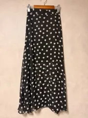 ウエスト後ろゴム ロング丈スカート