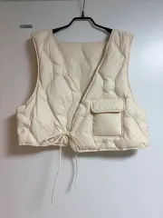 (新品) 高級ダウン ベスト (free)
