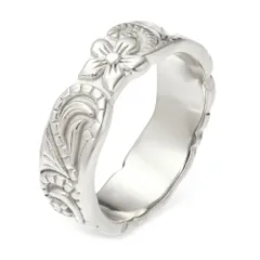 [mico.lor] ステンレス リング (230) ハワイアンジュエリー 指輪 レディース 金属アレルギー対応 メンズ サージカルステンレス 316L ニッケルフリーピンキーリング 重ね付け 銀色 13号