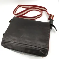 BALLY バリー ショルダーバッグ レザー 茶 トレインスポッティング 斜め掛け 本革