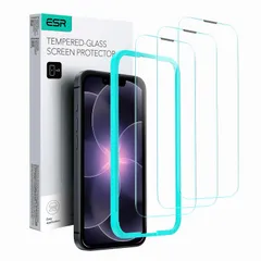 【米軍規格の保護】ESR iPhone 17e ガラスフィルム 16e/14/13 Pro/13用 3枚 いphone17e保護フィルム 全面保護 米軍MIL規格 さらさら 気泡無し 指紋防止 頑丈 耐衝撃 高透過率 傷防止 自動吸着 phone17e用 取り