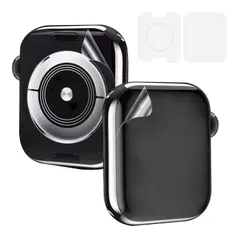 アップルウォッチ シリーズ7 41mm スマートウォッチ保護フィルムセット - 液晶保護フィルム + 背面保護フィルム