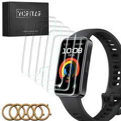 YOFITAR for HUAWEI Band 10/9/8 フィルム HUAWEI スマートウォッチ Band 10/9/8 HUAWEI スマートウォッチ Band 10/9/8用 保護フィルム 24時間自動修復技術 TPUフィルム 画面保護シート 液晶シのサムネイル