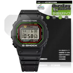ミヤビックス CASIO G-SHOCK DW-5000R-1AJF 対応 表示画面 保護 フィルム 高硬度 9H 光沢 PET製 強化ガラス同等の硬度 日本製のサムネイル